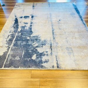 Sapphire Mist Abstract Rug