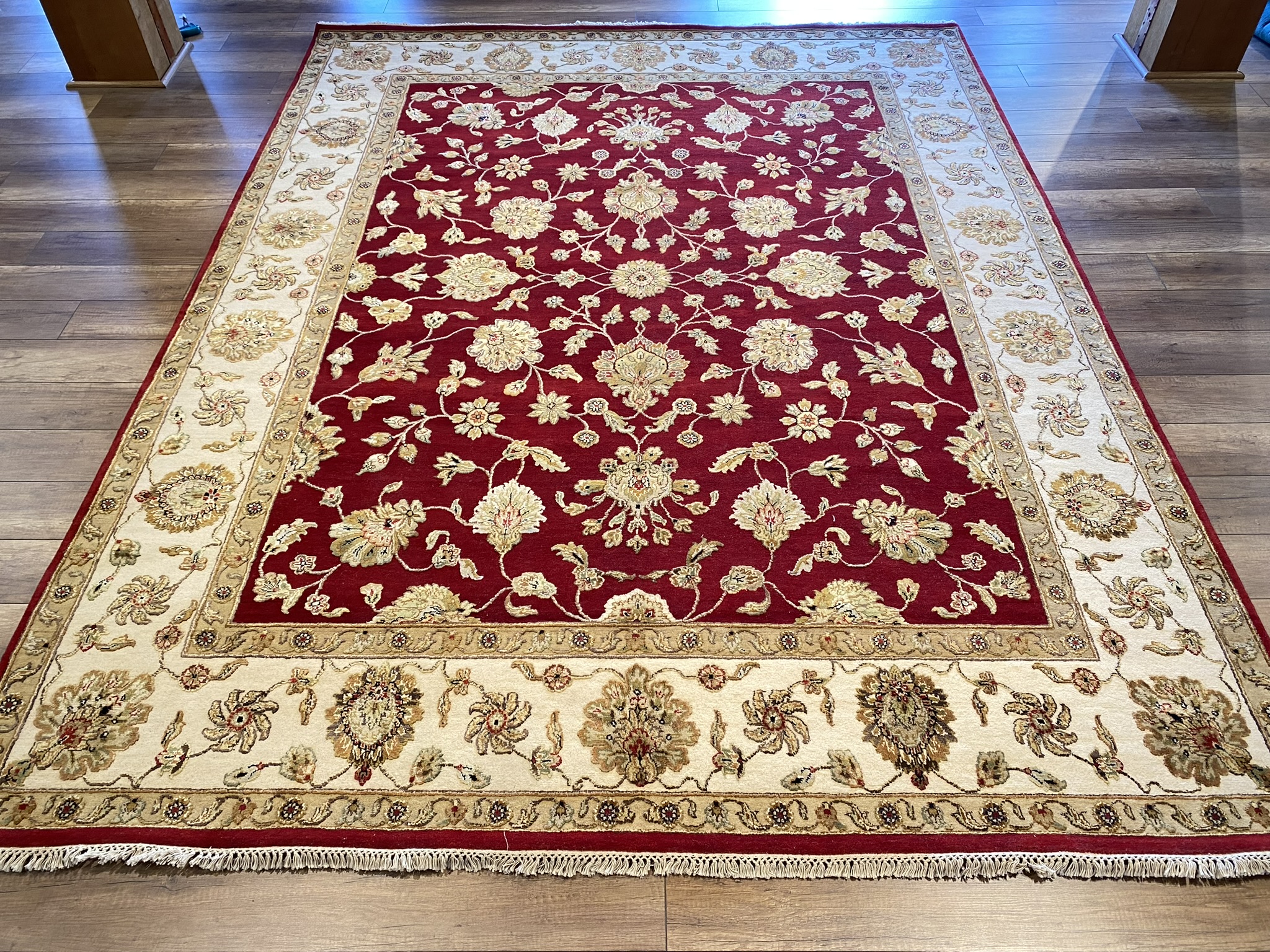 Imperial Persian Crimson & Ivory Heirloom Area Rug