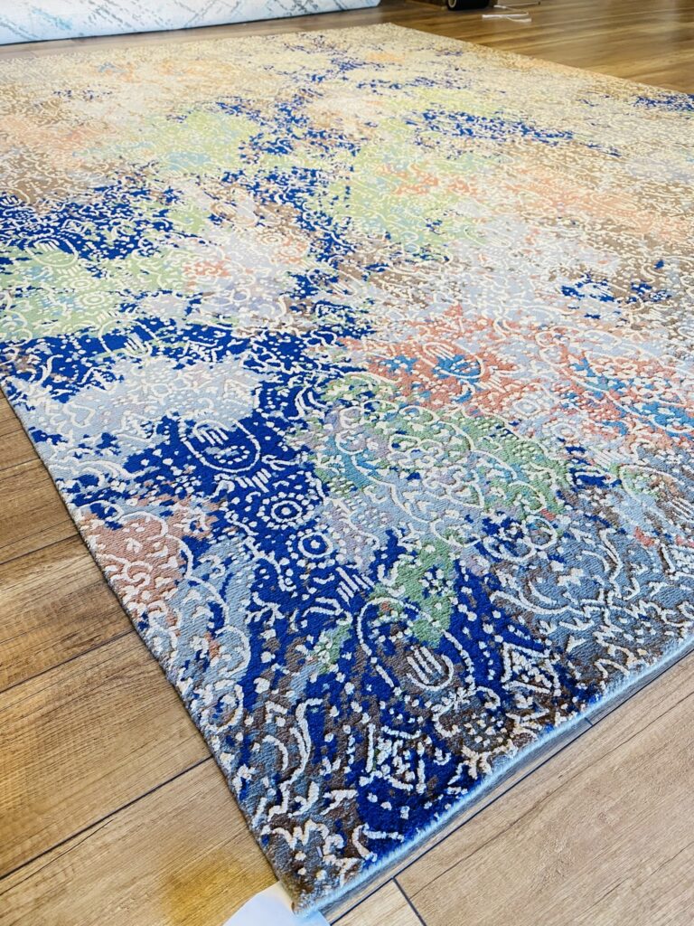 Kaleidoscope Heritage Abstract Hand-Knotted Wool Rug