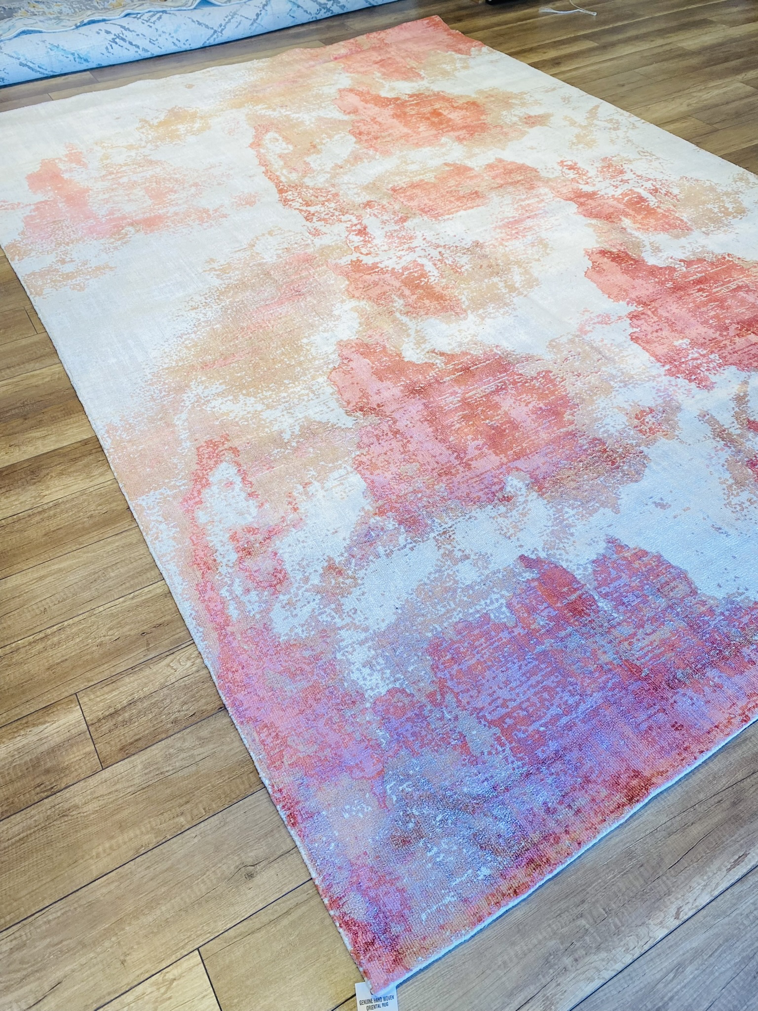 The Sunset Bloom Hand-Tufted Abstract Rug