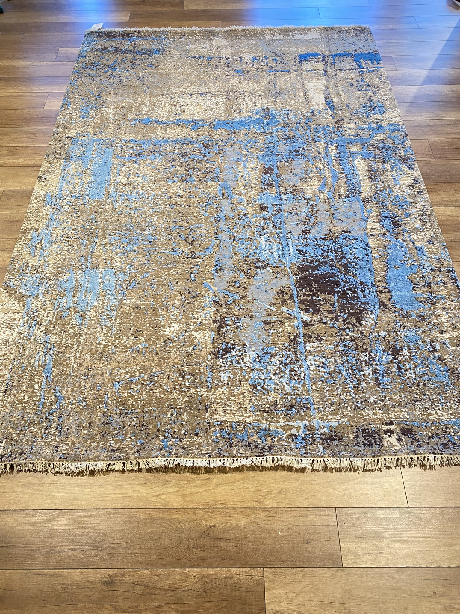 The Urban Azure Weathered Stone Rug
