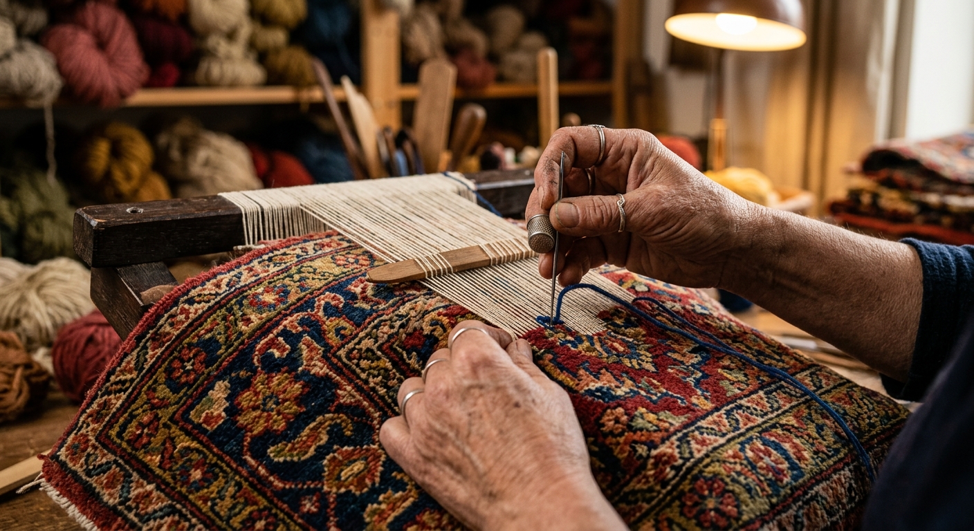 Fine Rug Repair in Hillsborough, CA