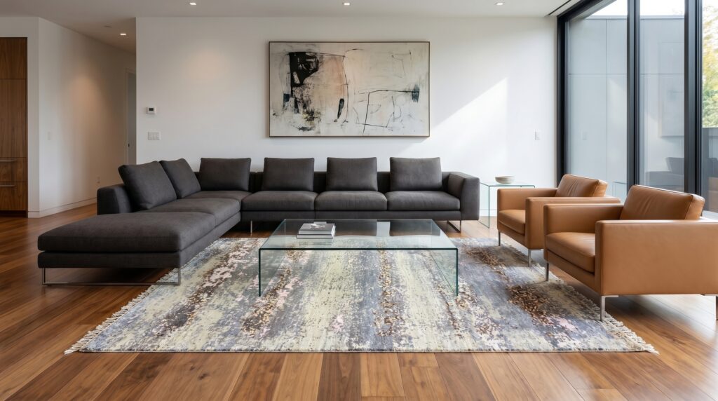 Antique Oriental Heritage Rug Mockup