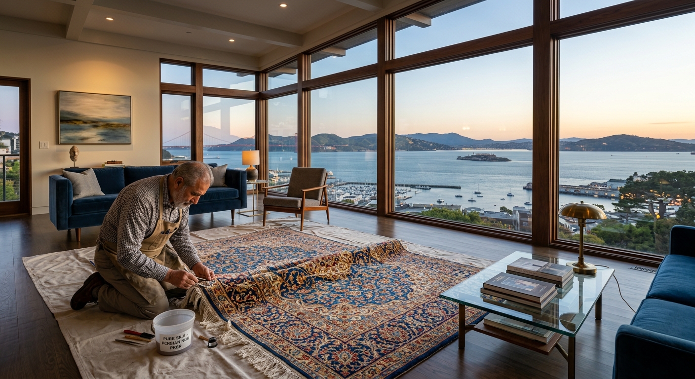 Pure Silk Rug Cleaning Tiburon