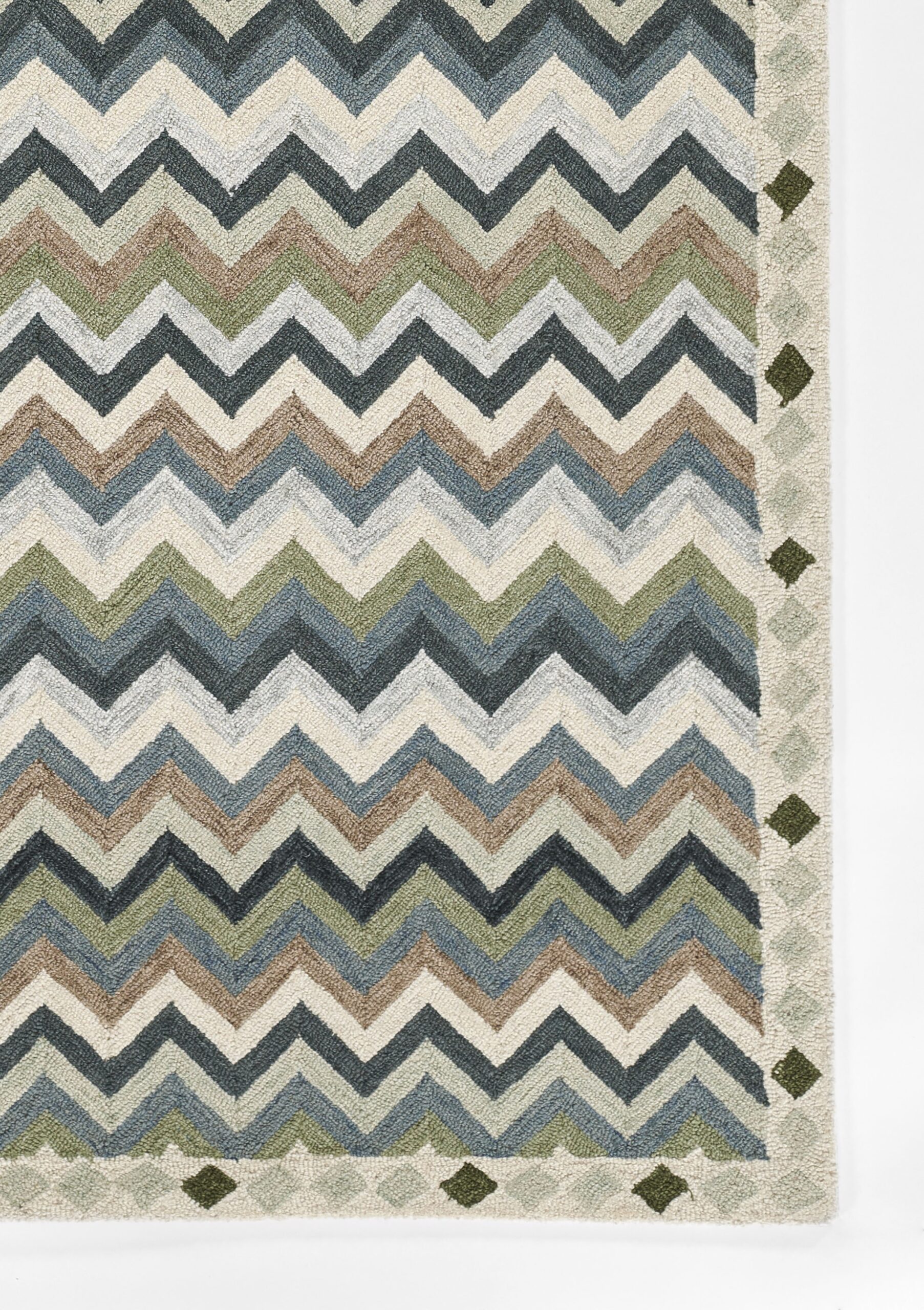 Erin Gates Abbott Zigzag Stripe Blue Area Rug - Image 2