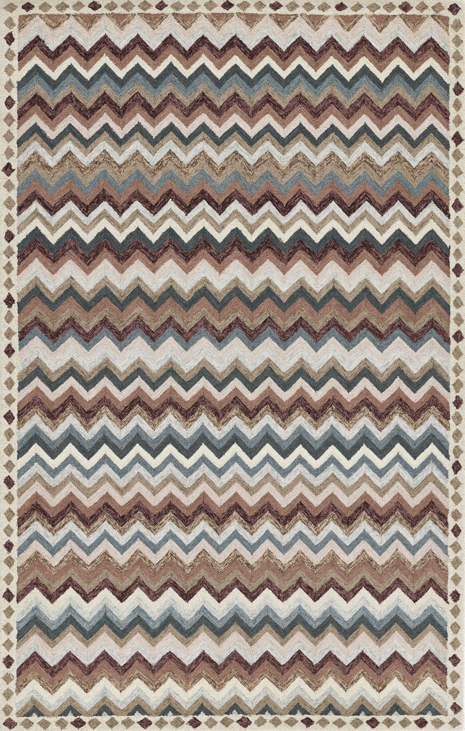 Erin Gates Abbott Zigzag Stripe Multi Area Rug