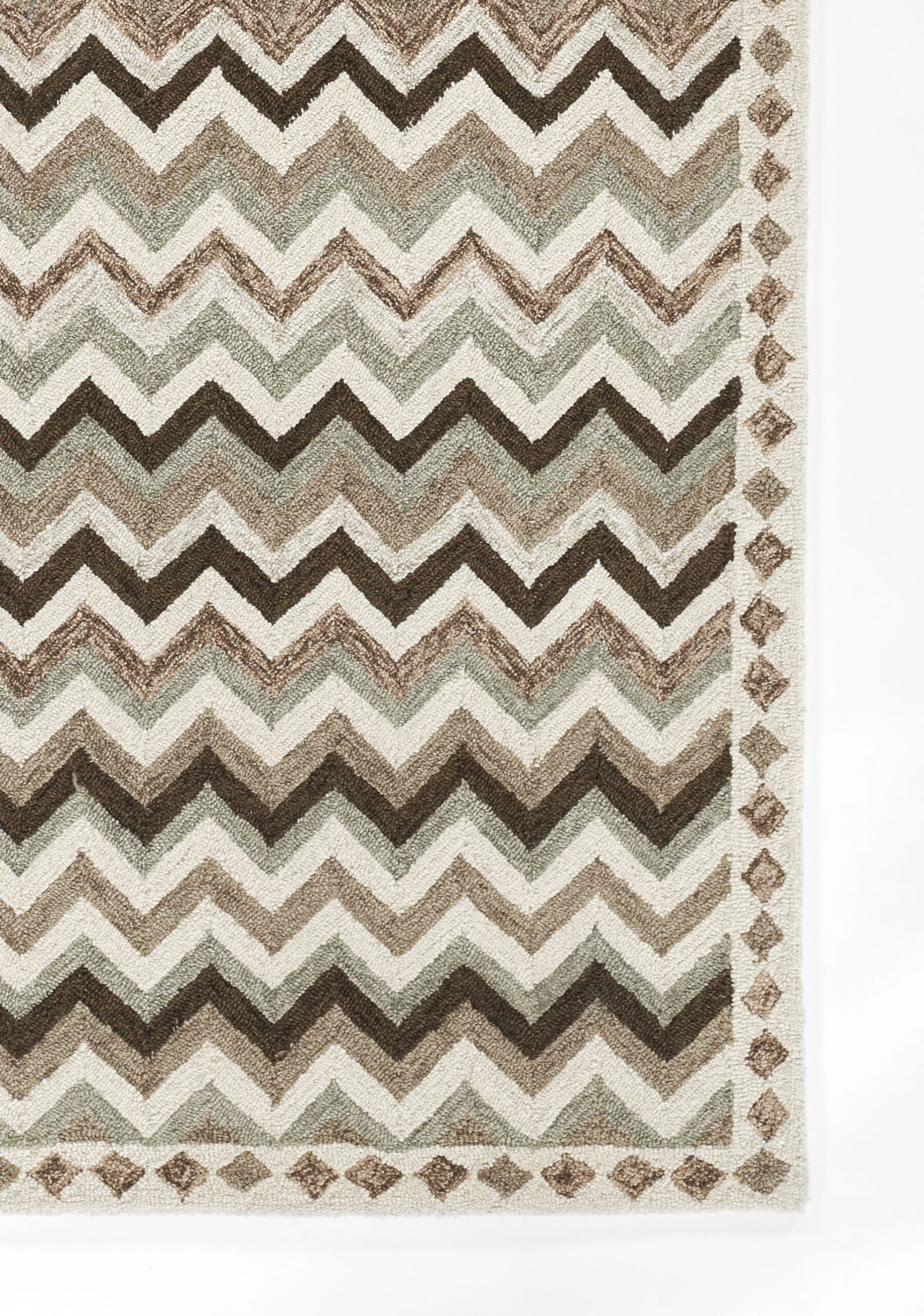 Erin Gates Abbott Zigzag Stripe Neutral Area Rug - Image 2