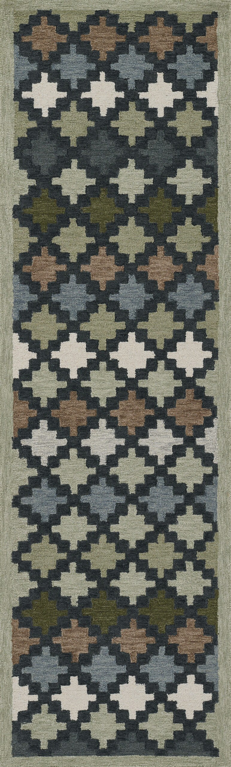 Erin Gates Abbott Diamond Trellis Blue Area Rug - Image 5