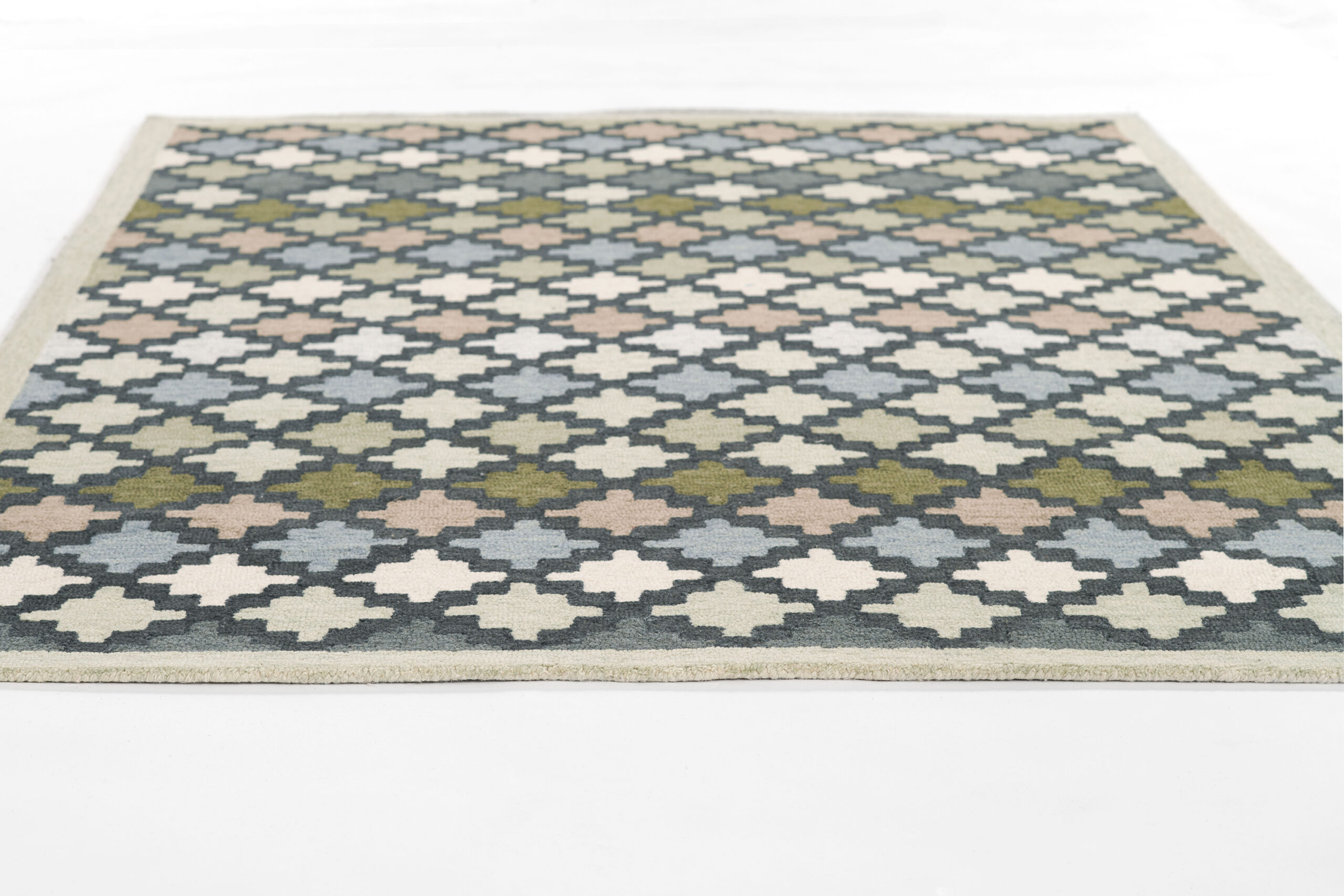 Erin Gates Abbott Diamond Trellis Blue Area Rug - Image 6