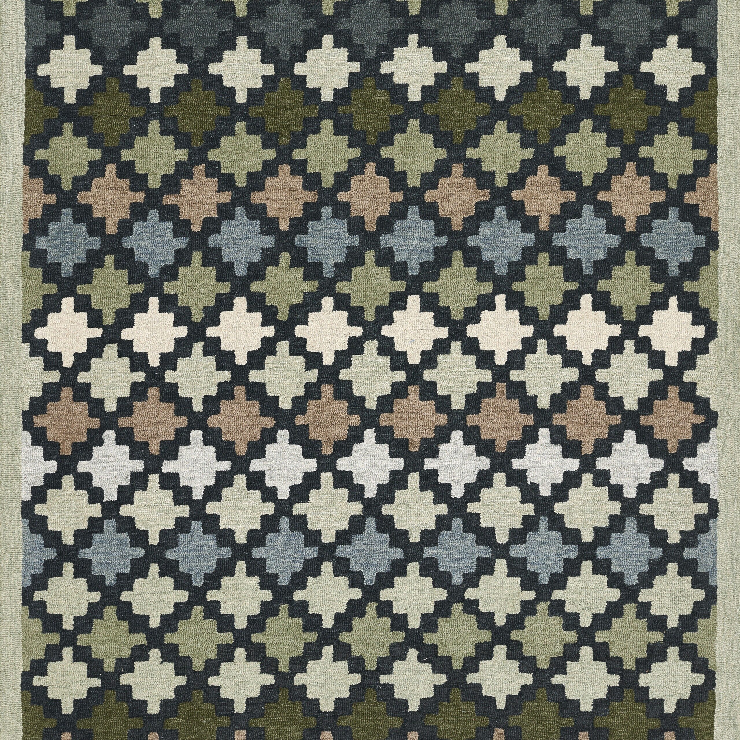 Erin Gates Abbott Diamond Trellis Blue Area Rug - Image 8