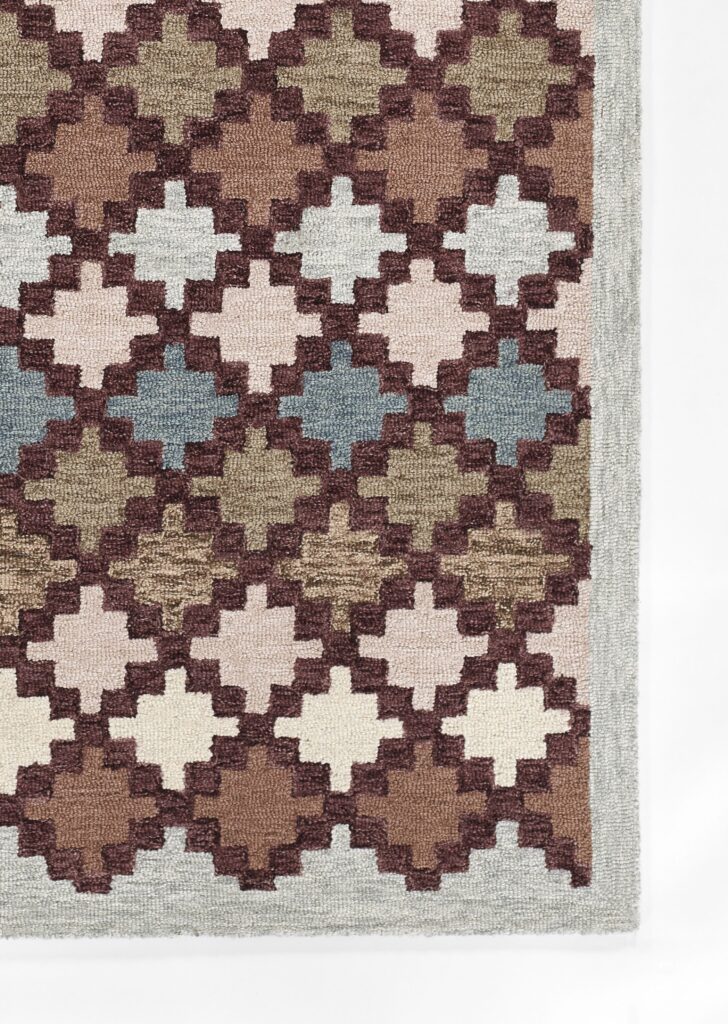 Erin Gates Abbott Diamond Trellis Multi Area Rug Mockup