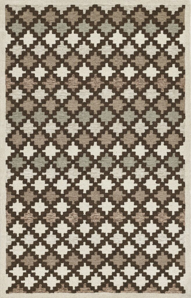 Erin Gates Abbott Diamond Trellis Neutral Area Rug