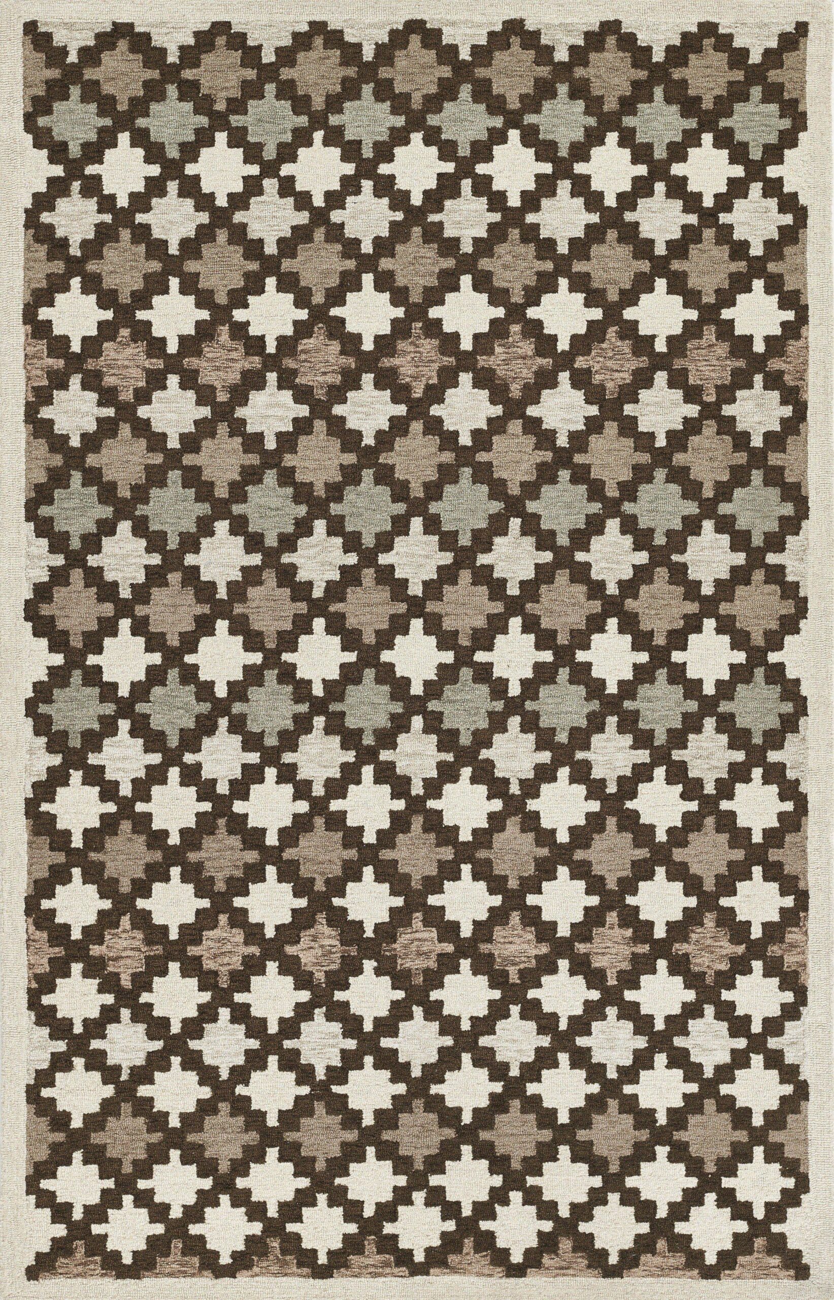 Erin Gates Abbott Diamond Trellis Neutral Area Rug