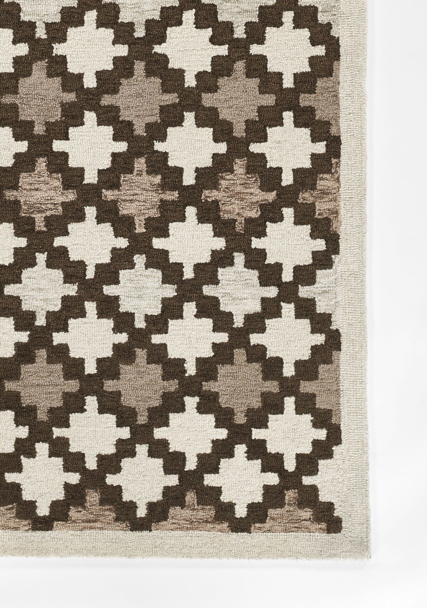Erin Gates Abbott Diamond Trellis Neutral Area Rug - Image 2