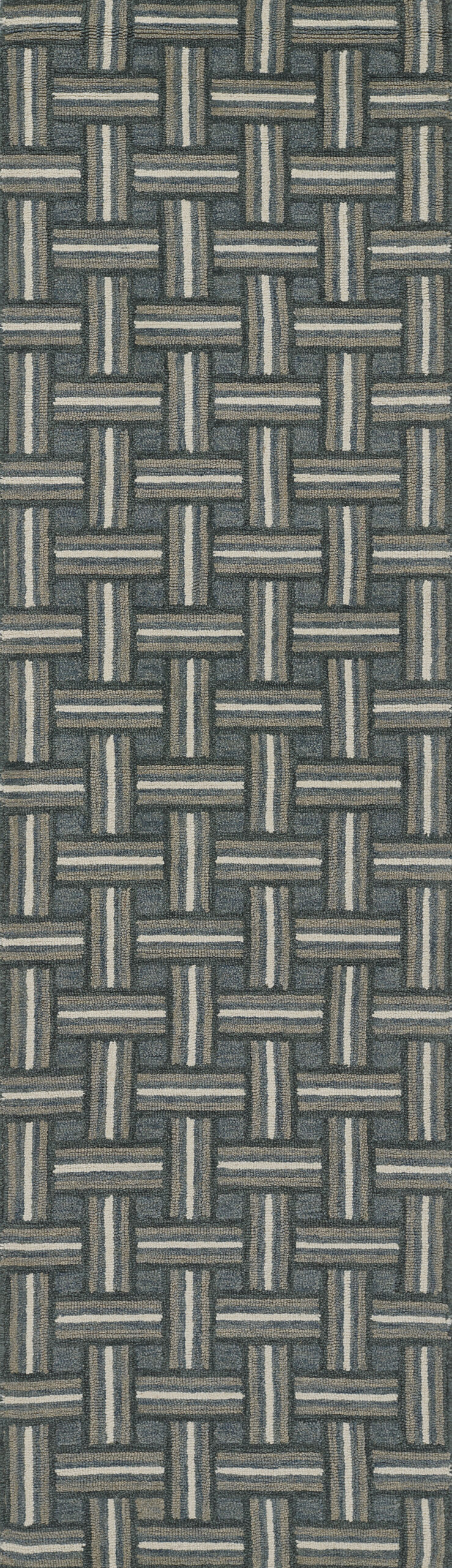 Erin Gates Abbott Basketweave Blue Area Rug - Image 5