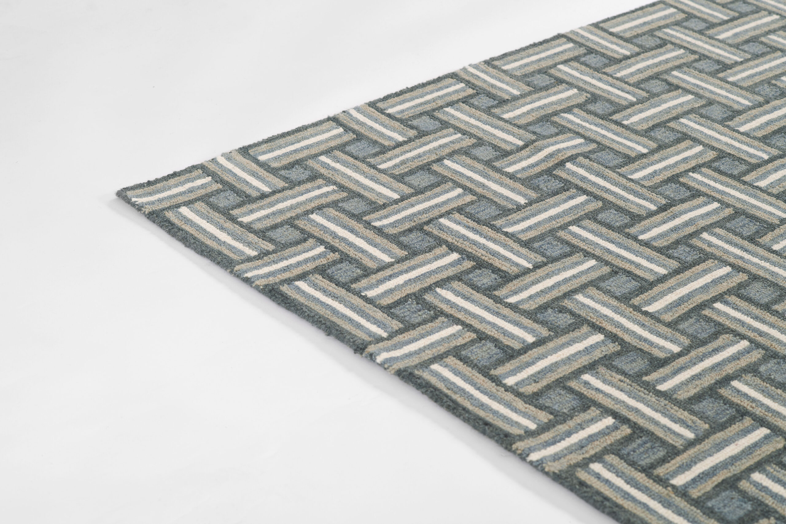 Erin Gates Abbott Basketweave Blue Area Rug - Image 7