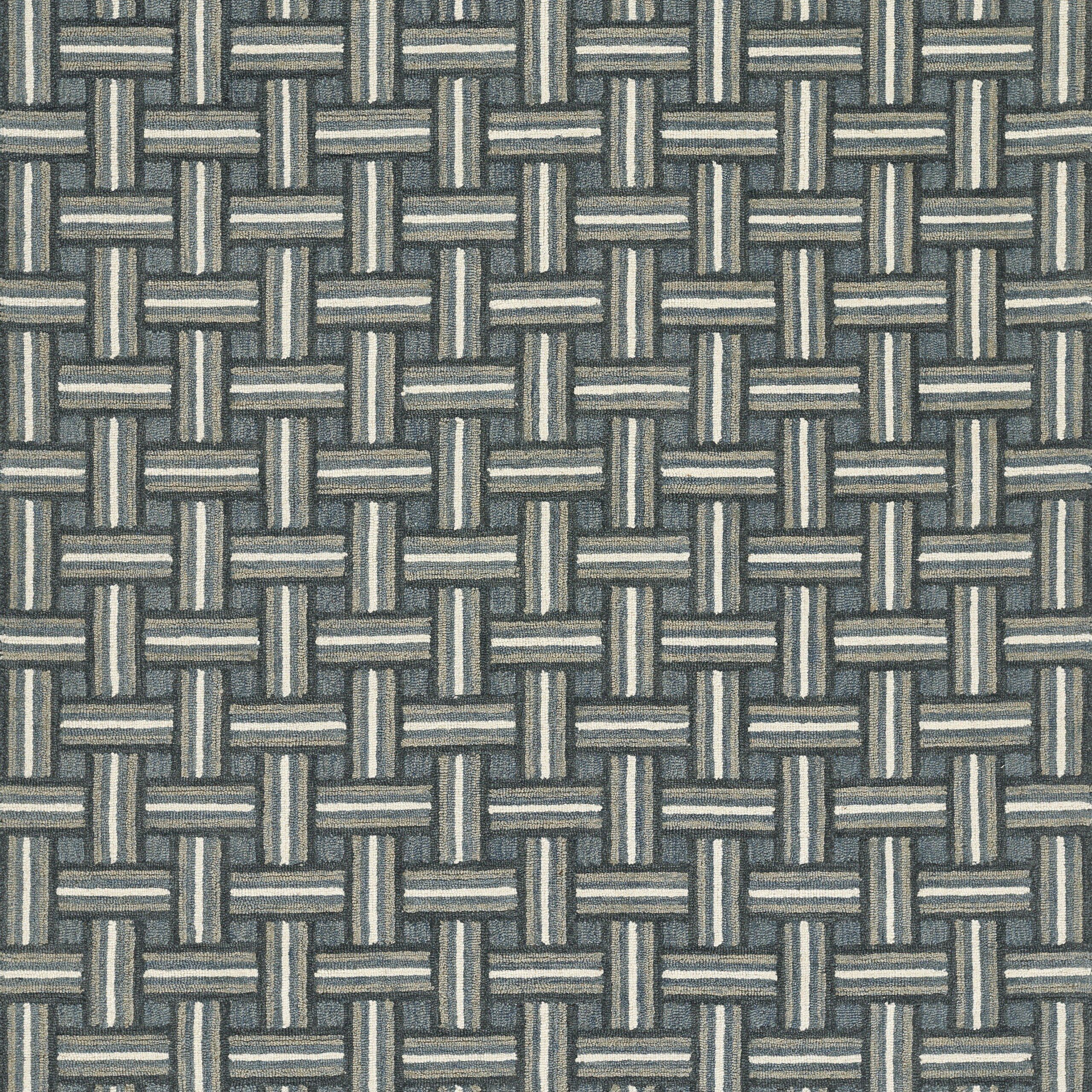 Erin Gates Abbott Basketweave Blue Area Rug - Image 8