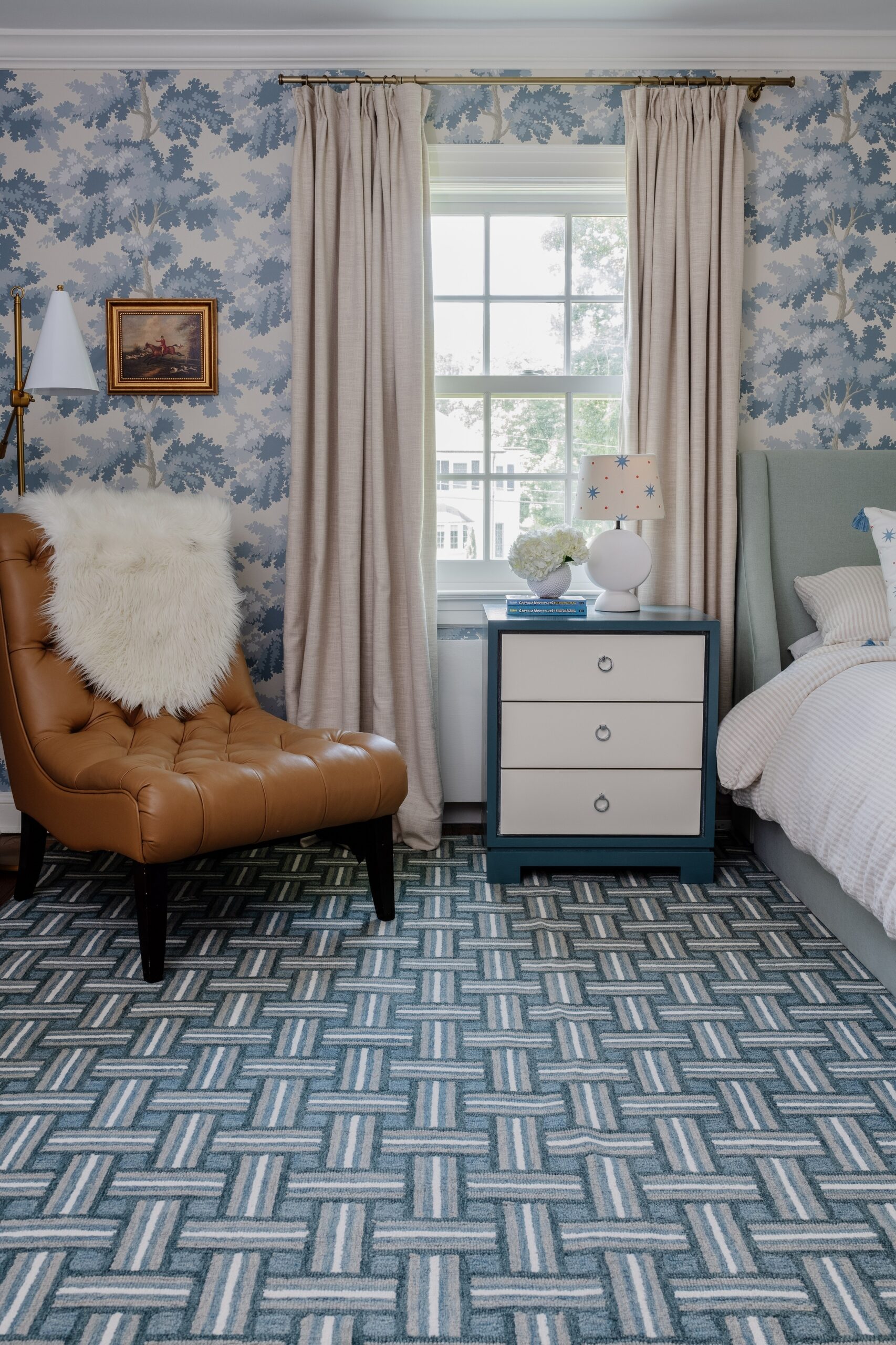 Erin Gates Abbott Basketweave Blue Area Rug - Image 10