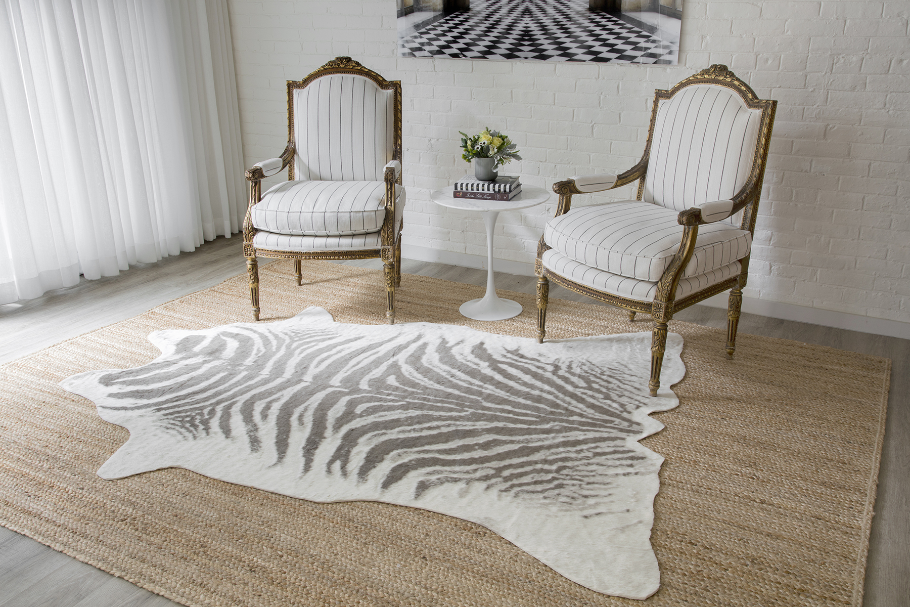 Erin Gates Acadia Zebra Grey Area Rug - Image 5