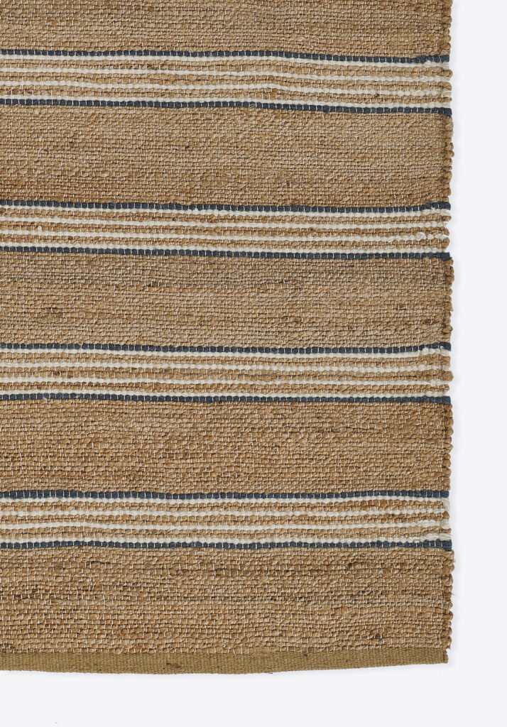 Erin Gates Chestnut Stripe Blue Area Rug Mockup