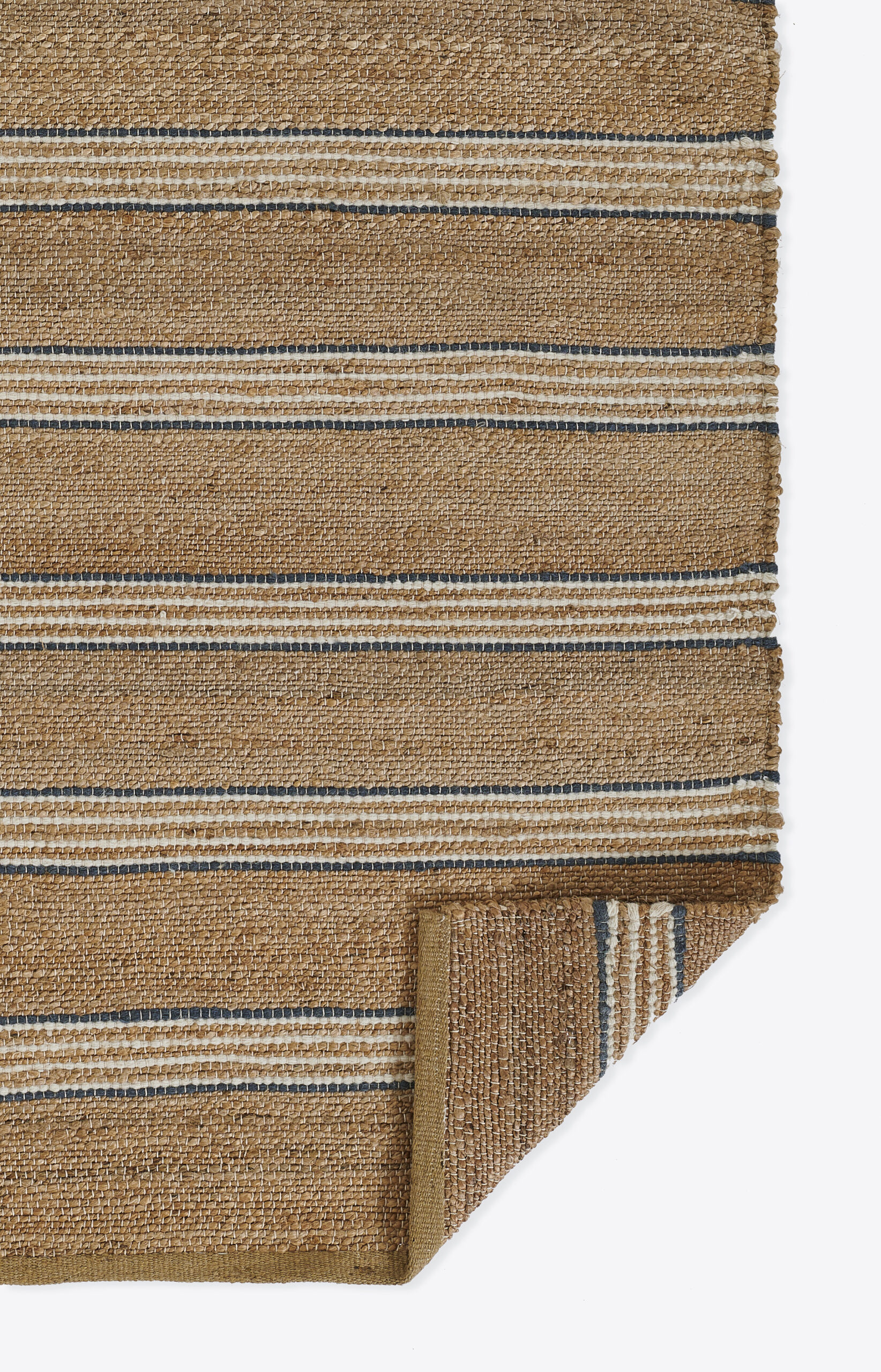 Erin Gates Chestnut Stripe Blue Area Rug - Image 3