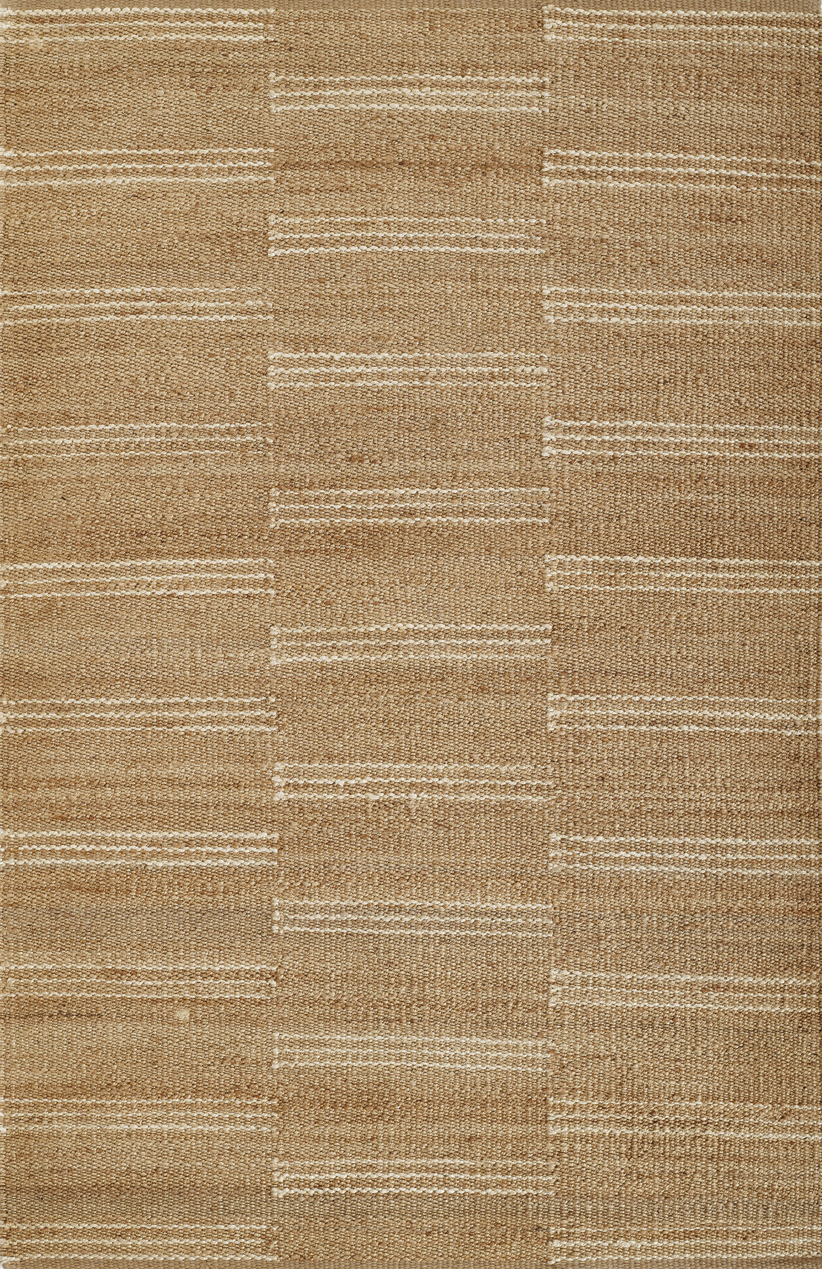 Erin Gates Crescent Broken Stripe Natural Area Rug