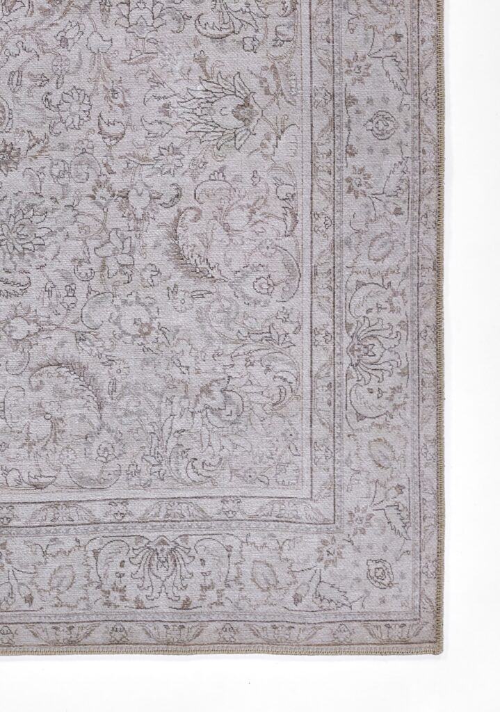 Erin Gates Dorset Bennington Grey Area Rug Mockup