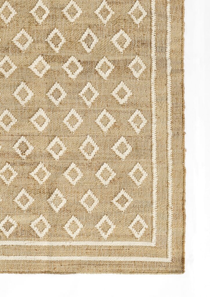 Erin Gates Orchard Tiny Diamond Natural Area Rug Mockup