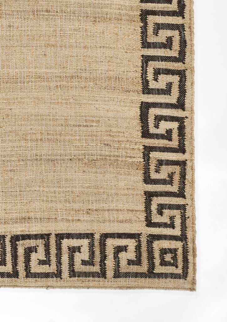 Erin Gates Orchard Greek Key Brown Area Rug Mockup