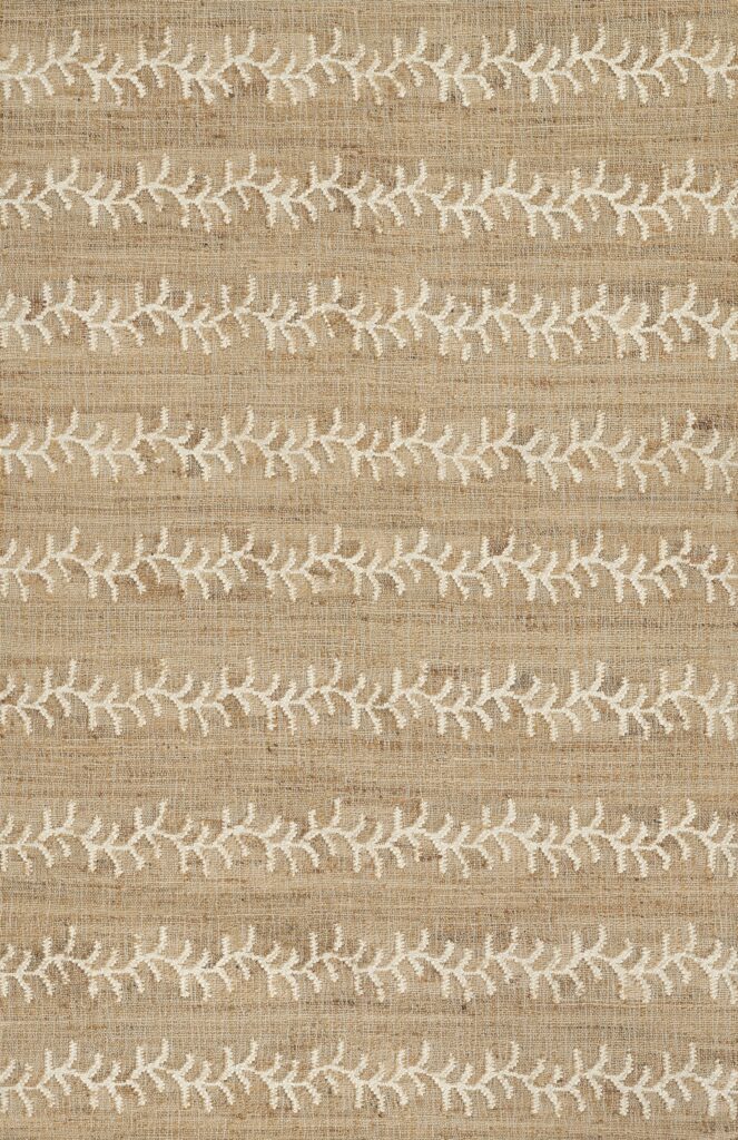 Erin Gates Orchard Vine Stripe Ivory Area Rug