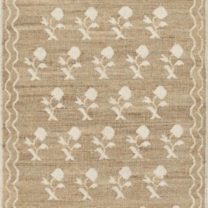 Erin Gates Orchard Leaning Flower Ivory Area Rug