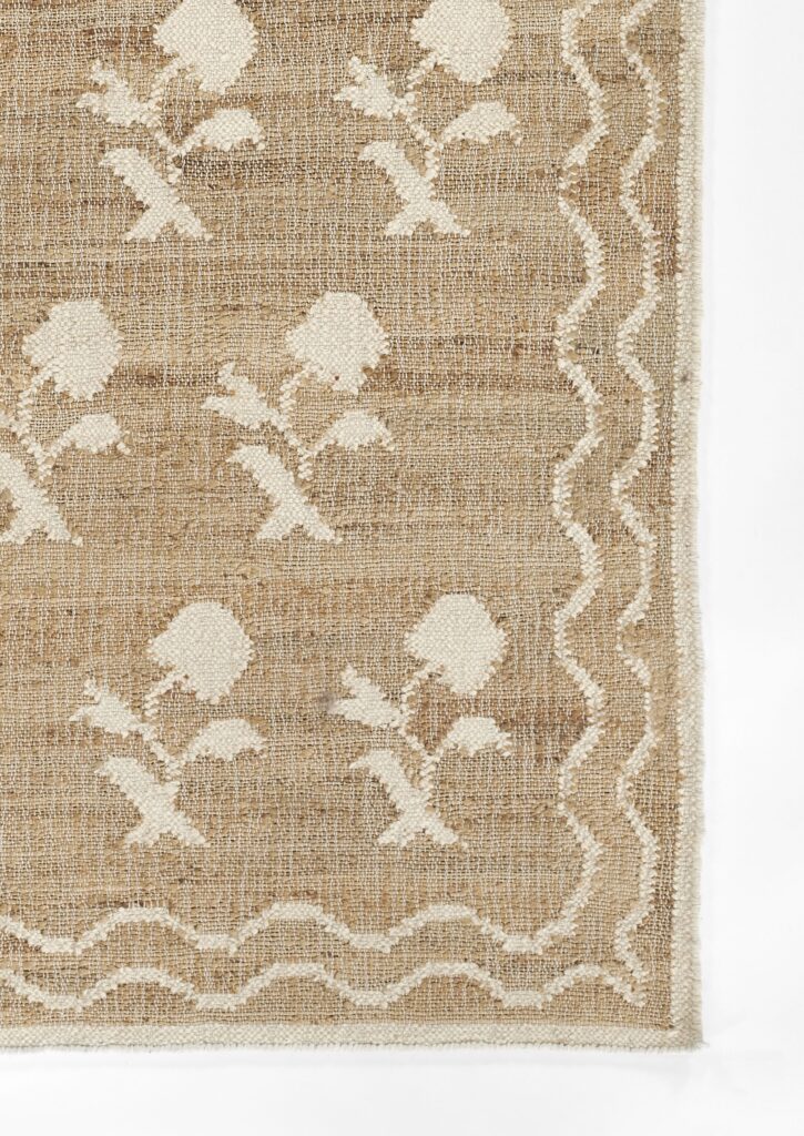 Erin Gates Orchard Leaning Flower Ivory Area Rug Mockup