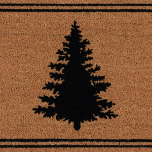 Erin Gates Park Christmas Tree Black Area Rug
