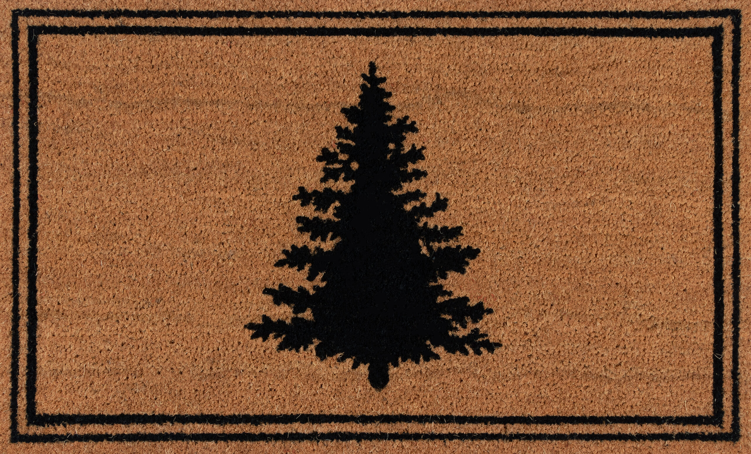 Erin Gates Park Christmas Tree Black Area Rug