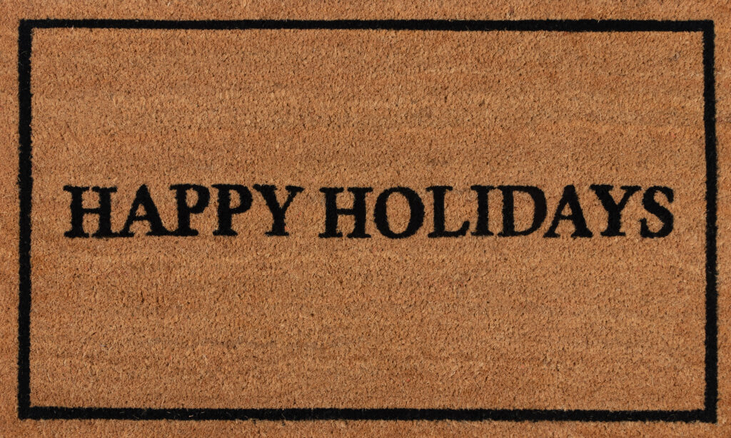 Erin Gates Park Happy Holiday Black Area Rug