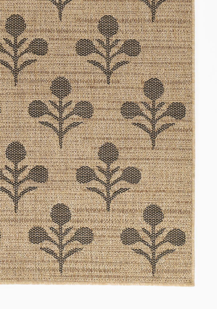 Erin Gates Saybrook Bloom Black Area Rug Mockup