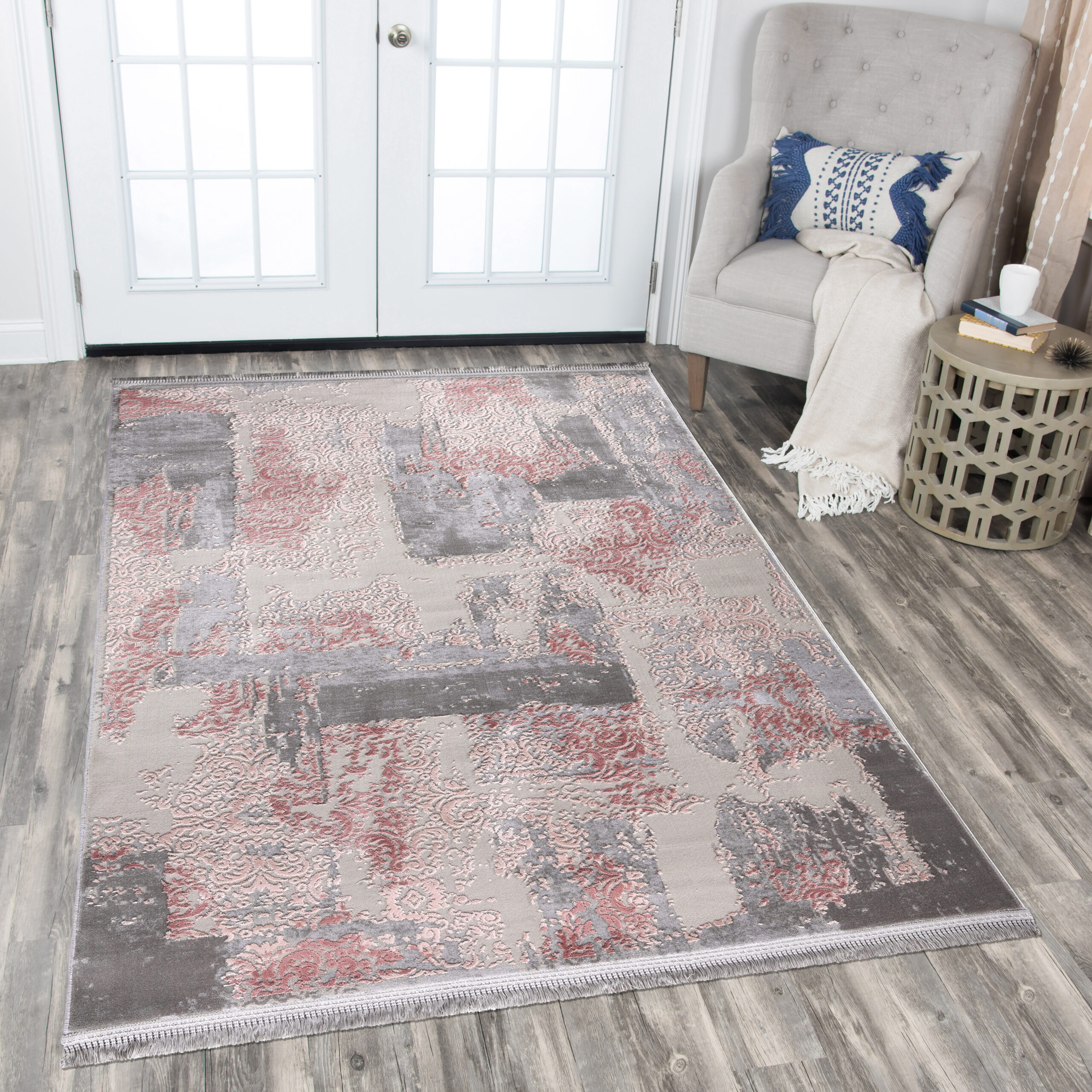 Pure Silk Nature Pink Rug – 9416