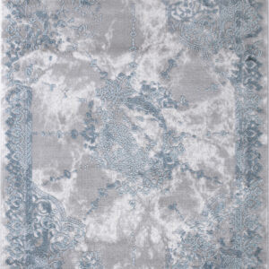 Pure Silk Nature Blue Rug - 9417A