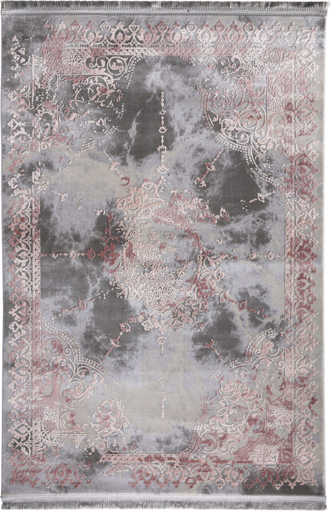 Pure Silk Nature Pink Rug – 9417A