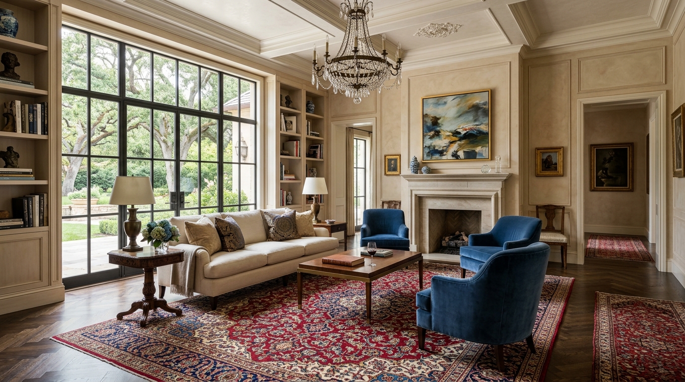 Antique Silk Rug Restoration Atherton