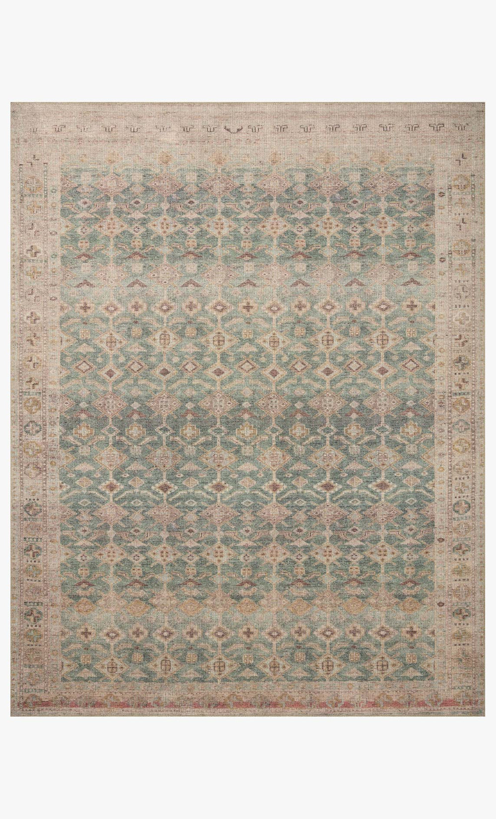 Loloi Aubrey Aub-02 Ar Aqua / Sand area rug