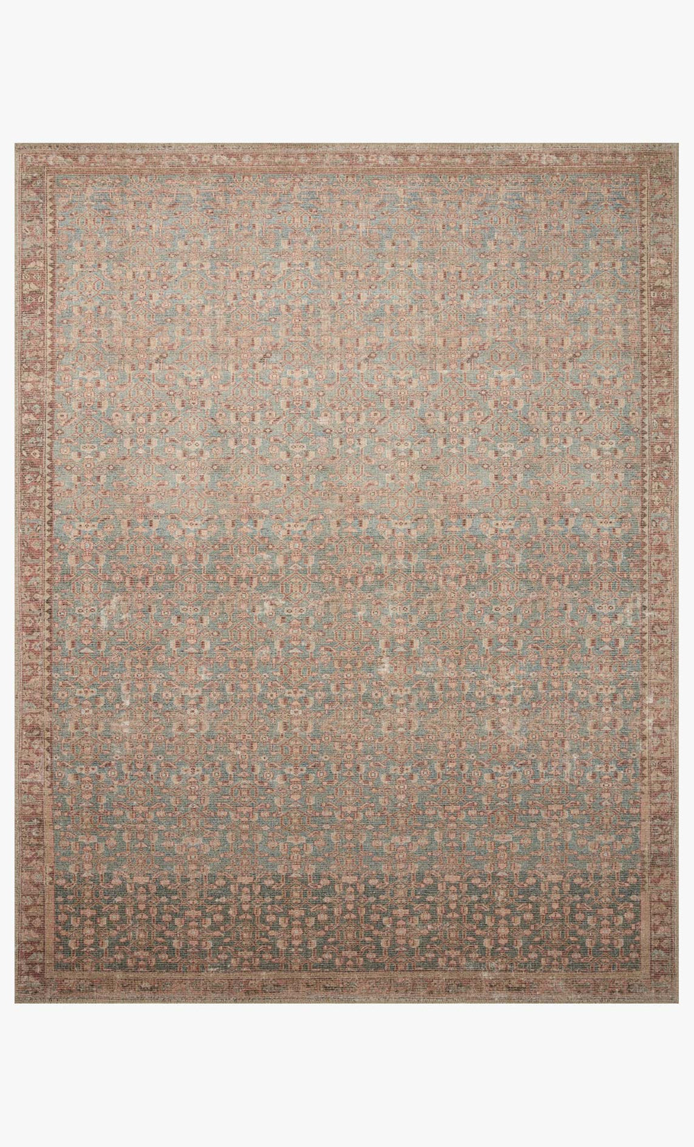 Loloi Aubrey Aub-04 Ar Blue / Terracotta area rug