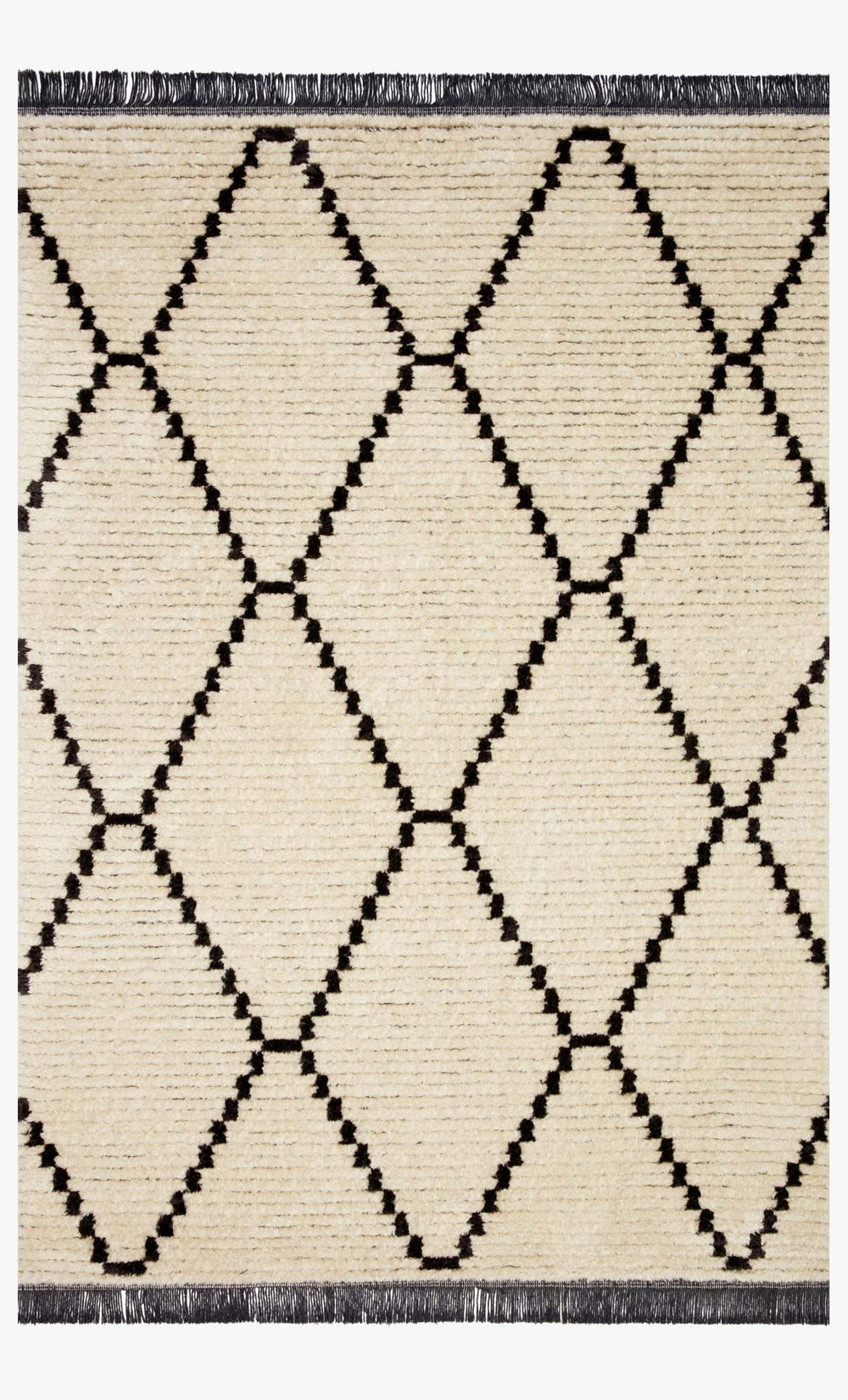 Loloi Alice Ali-04 Cj Cream / Charcoal area rug