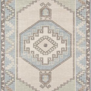 Momeni Anatolia Light Blue Area Rug
