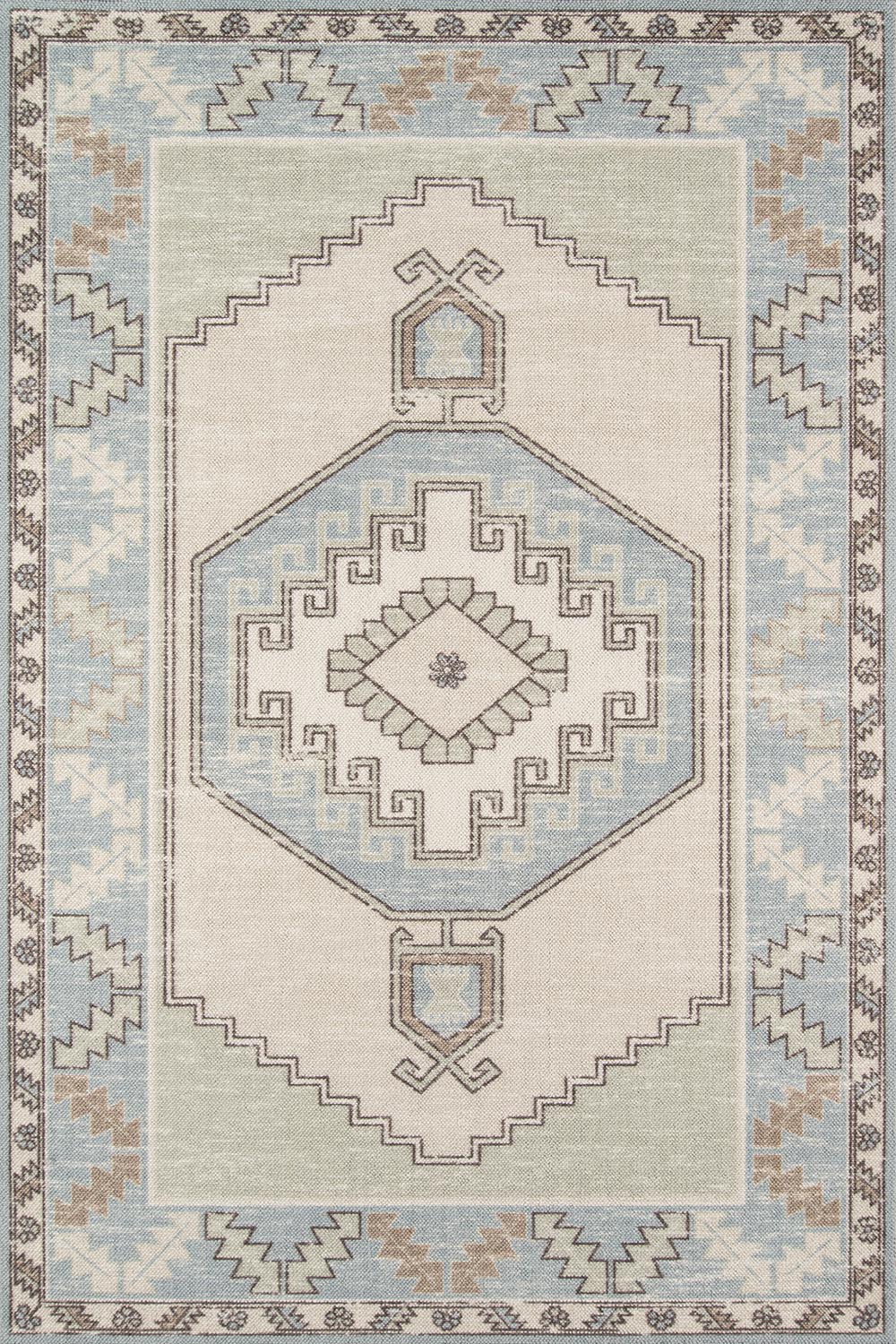 Momeni Anatolia Light Blue Area Rug