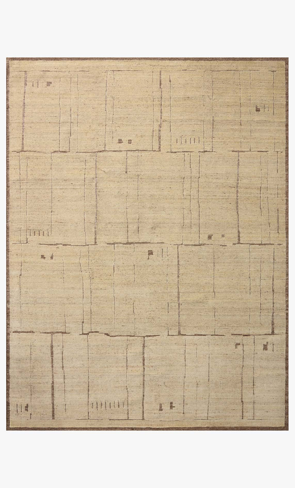 Loloi Beckham Bec-01 Brown / Ant. Ivory area rug