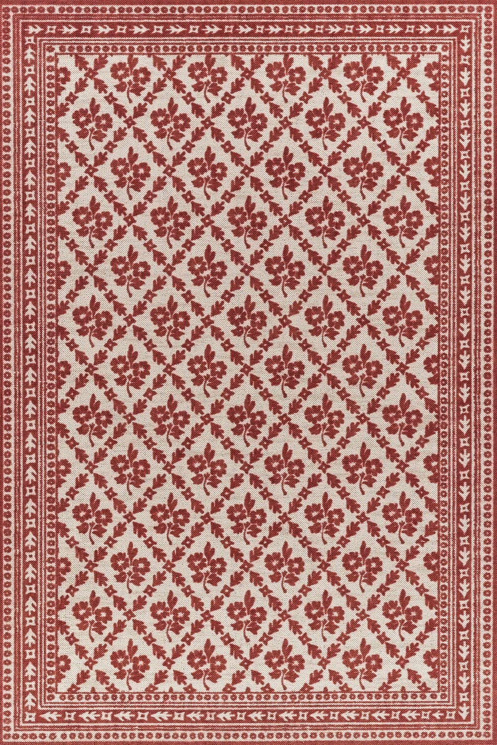 Momeni Bibury Red Area Rug