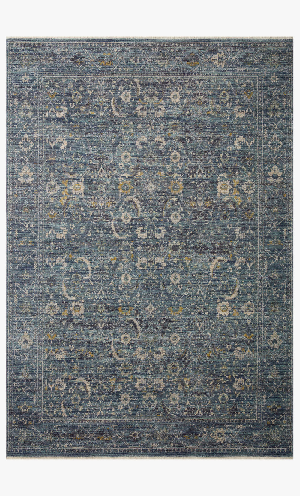 Loloi Bradbury Bru-03 Js Ocean / Gold area rug