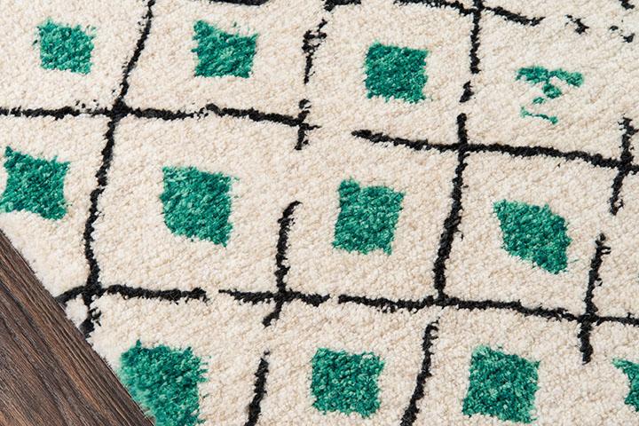 Novogratz Bungalow Tallulah Green Area Rug