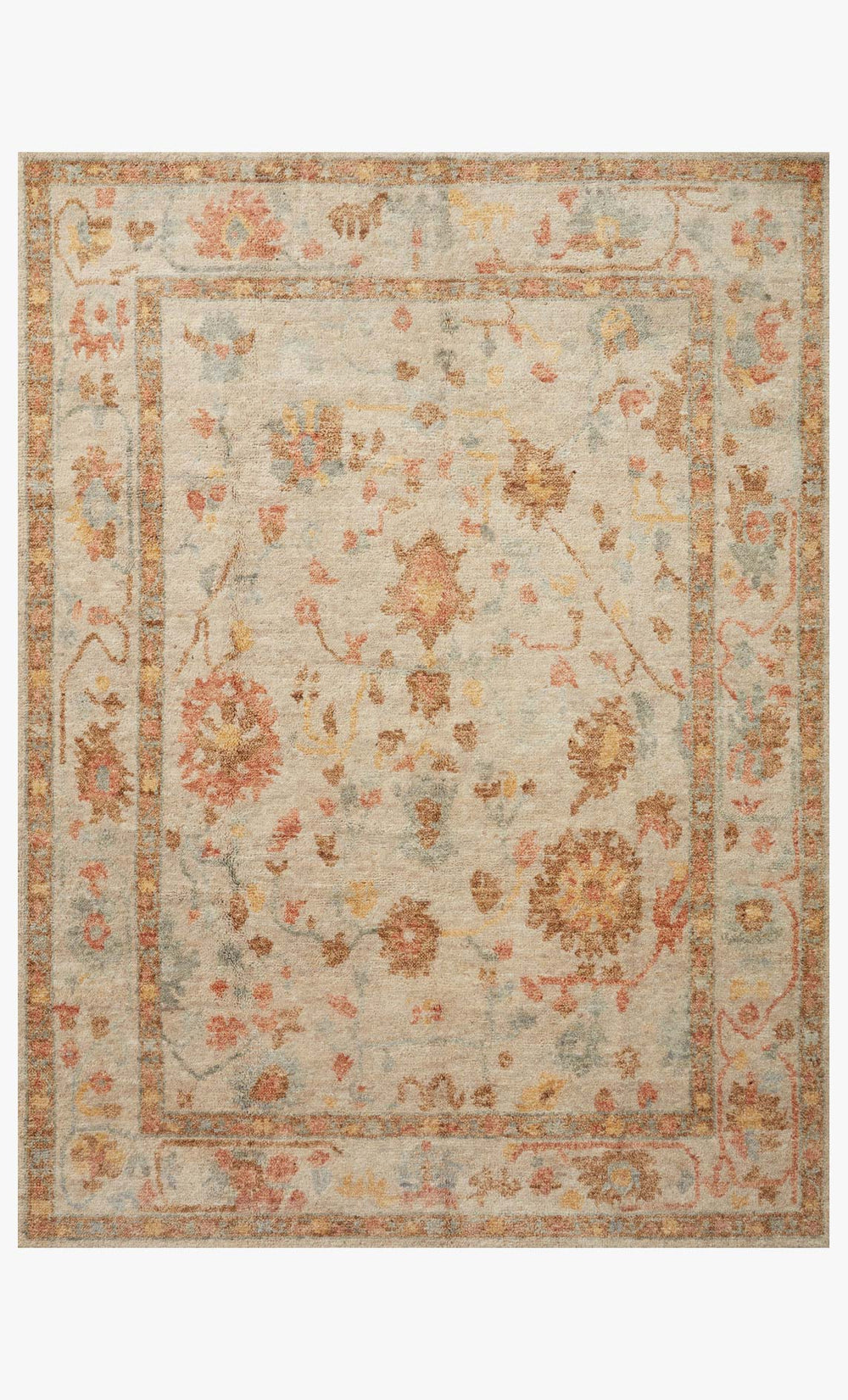 Loloi Clement Clm-01 Pebble / Multi area rug